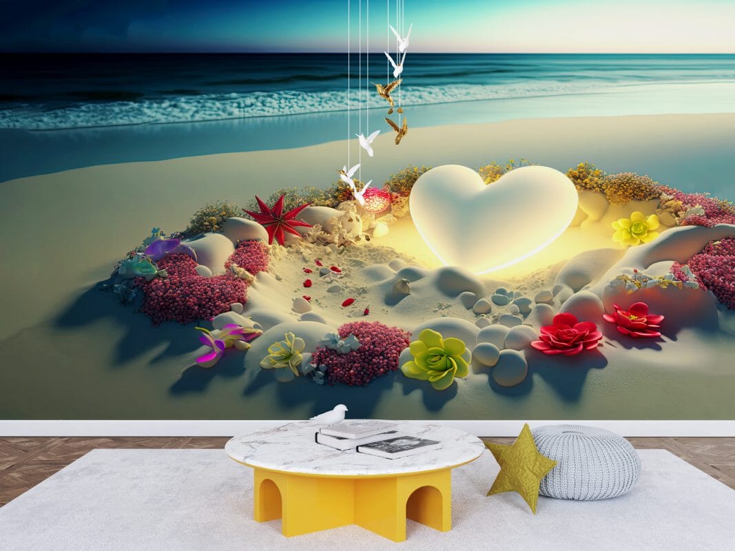 Lot De 7 Rouleaux De Frise Papier Peint Love Your Walls - 5m X 13,4cm, Jamais Déballé