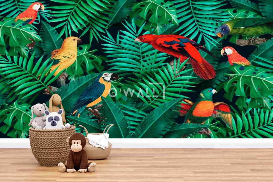 Papier peint vert sur mesure — Owall Maroc