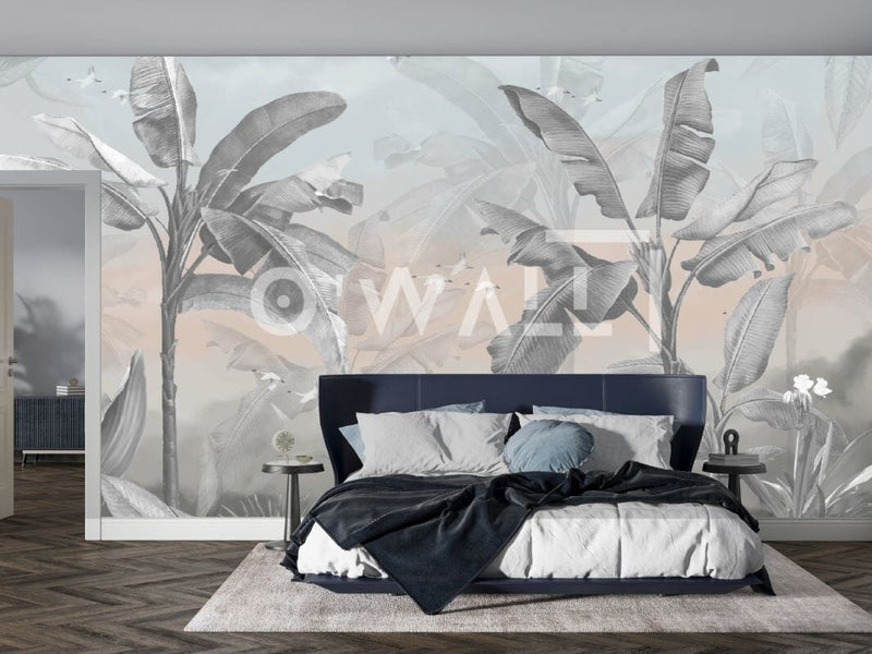 Papier peint Bananiers Tropicaux Maroc